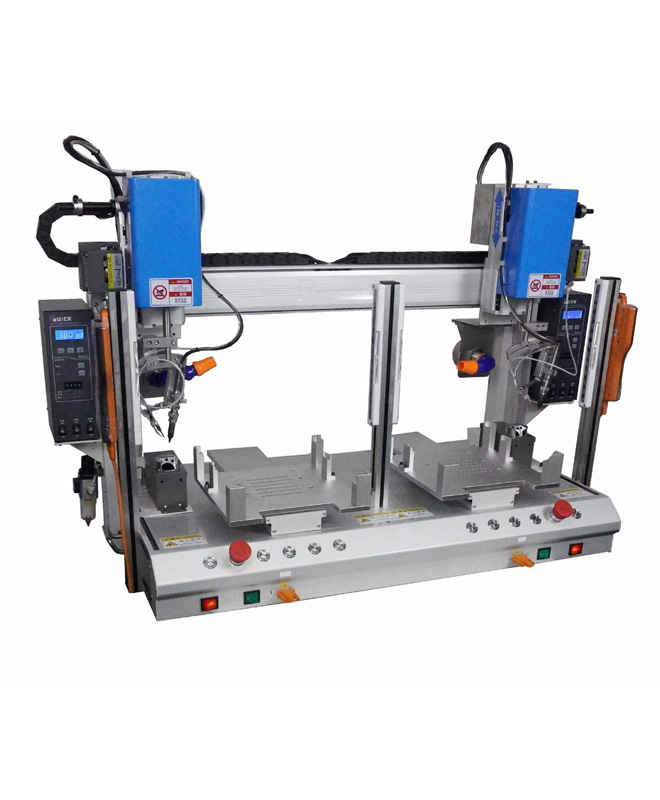 桌面式雙頭雙工位